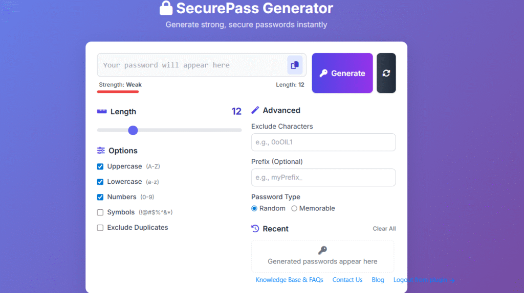 password generator online free