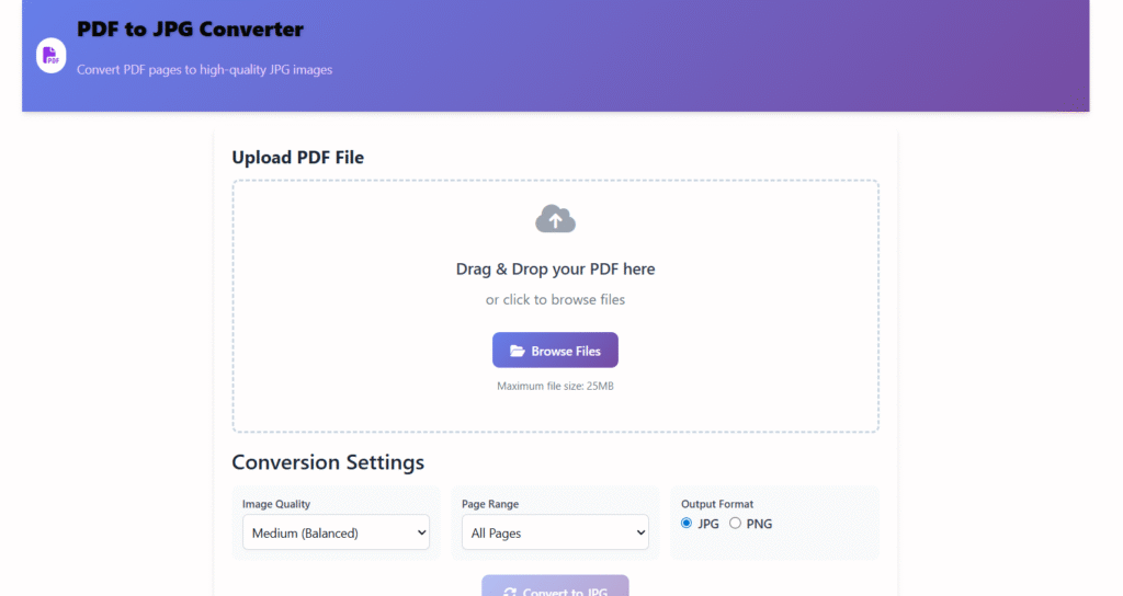 PDF to JPG converter online free