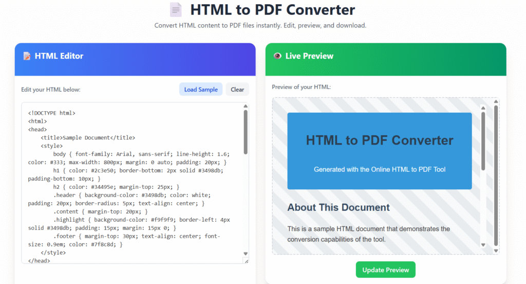 HTML to PDF conversion best practices
