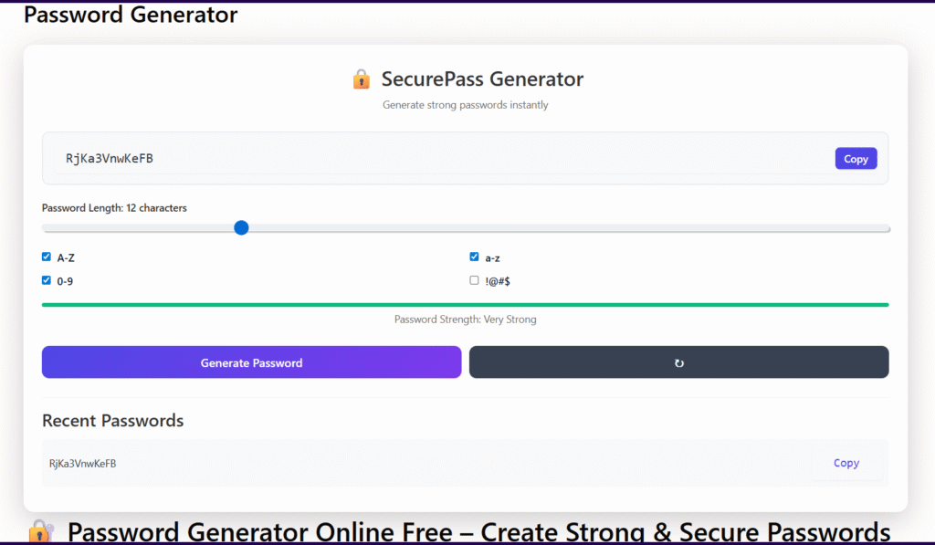 are online password generators safe to use